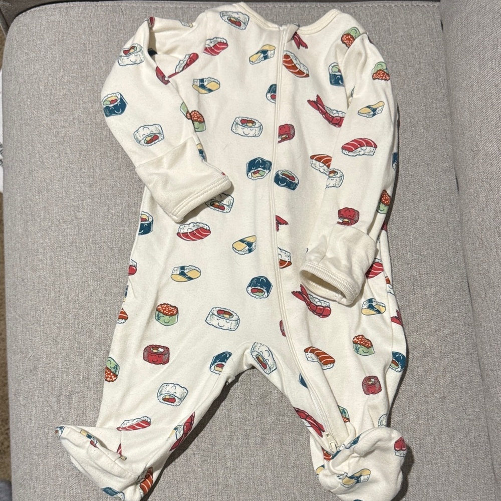 ✨NWOT✨ SUSHI Footie One-Piece with Infant Cuff Mittens